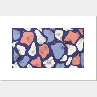 Terrazzo Hand-Drawn | Abstract Pattern Posters and Art